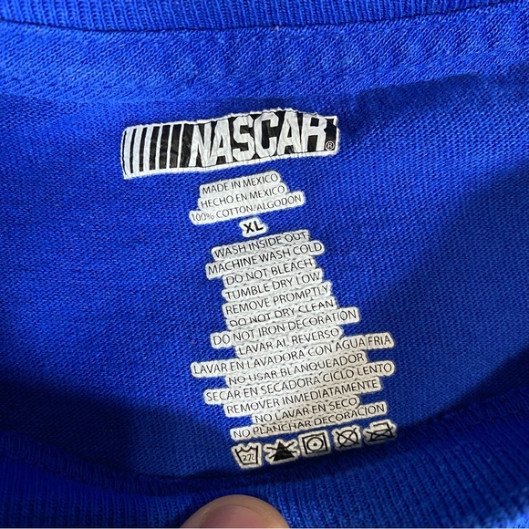 NASCAR Chase Elliott Graphic T Shirt Men’s XL Blue Short Sleeve Racing NAPA #24 - Picture 5 of 9